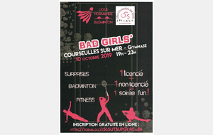 Bad Girls' Night à Courseulles-sur-Mer le 10 octobre 2019 