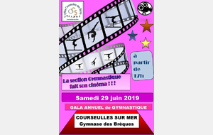 GALA DE GYMNASTIQUE - samedi 29 juin 2019 - Gymnase des Brèques à Courseulles-sur-Mer