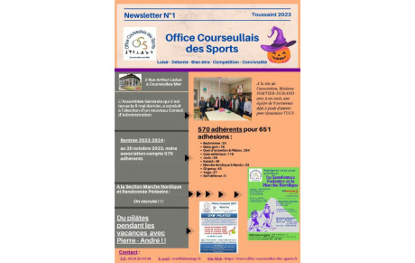 NEWSLETTER N°1 - Toussaint 2023
