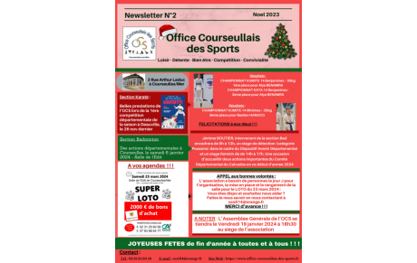 NEWSLETTER N°2 - Noel 2023