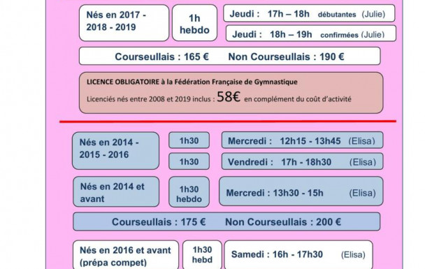 25-26 Activité Gym Artistique Loisir - 2025-2026 modif